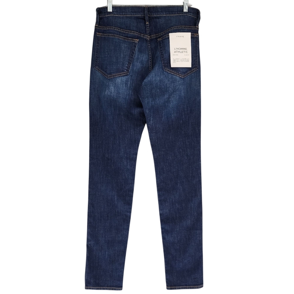 Frame Denim L'Homme Athletic Mid-Rise Slim Fit Jeans In Watertown - Picture 3 of 8